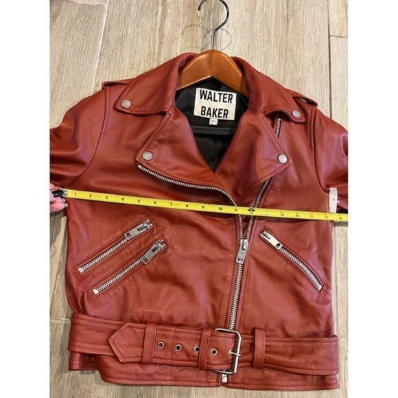 NWOT Walter Baker Allison Leather Jacket SIZE XS - Picture 7 of 11